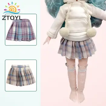 Летняя кукольная одежда, плиссированная юбка длиной 30 см, Аксессуары для кукольной одежды, Кукольное платье, Игрушки своими руками для девочек
