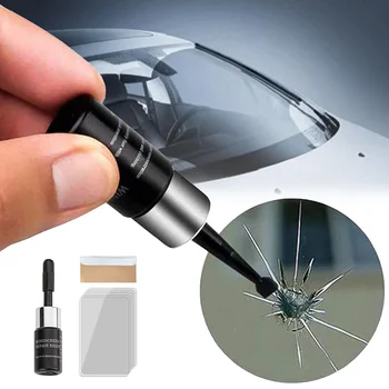 Инструмент для ремонта трещин на лобовом стекле автомобиля, комплект для ремонта экрана мобильного телефона, сделай сам, клей для отверждения стекла, восстановление царапин на автостекле