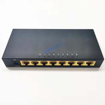 Промышленный коммутатор Ethernet с 8 портами, усиление сигнала 10/100 М, Сетевой коммутатор типа Network Lan Switch Ethernet