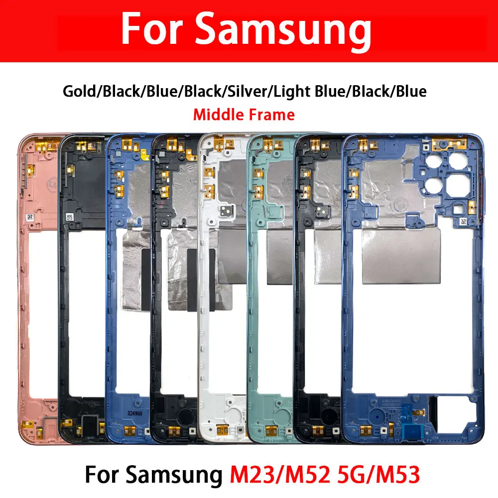 10 шт. Средняя рамка шасси центре крышки корпуса для Samsung М23 М52 М53 5г M236B M536 запчастей Изображение 1