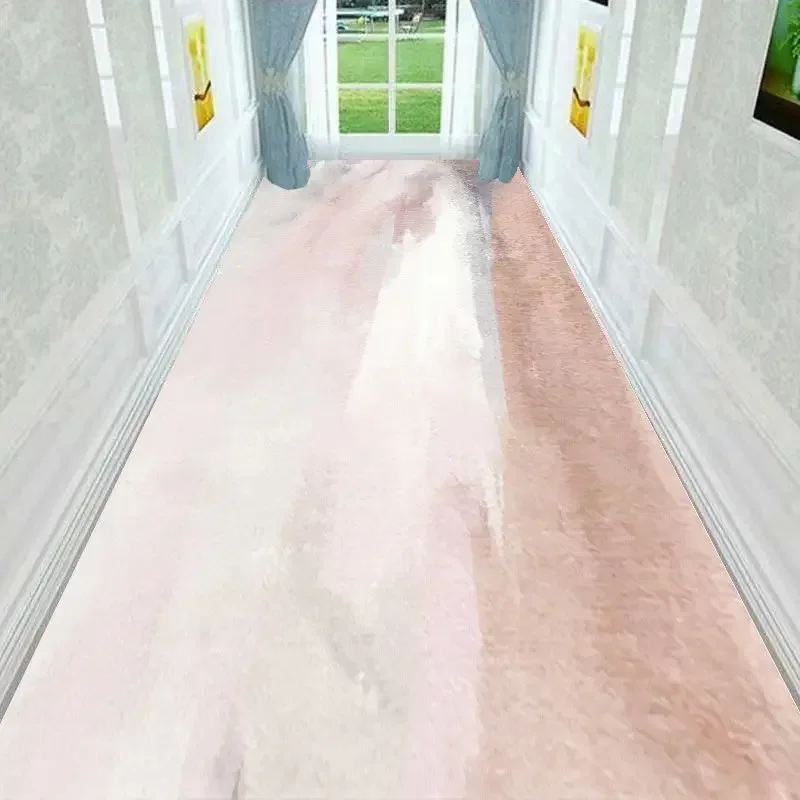 Геометрический коридор, длинные ковры для прихожей, украшение дома, ковер для гостиной, диван, коврик для стола, Кухонный коврик для прихожей Изображение 3