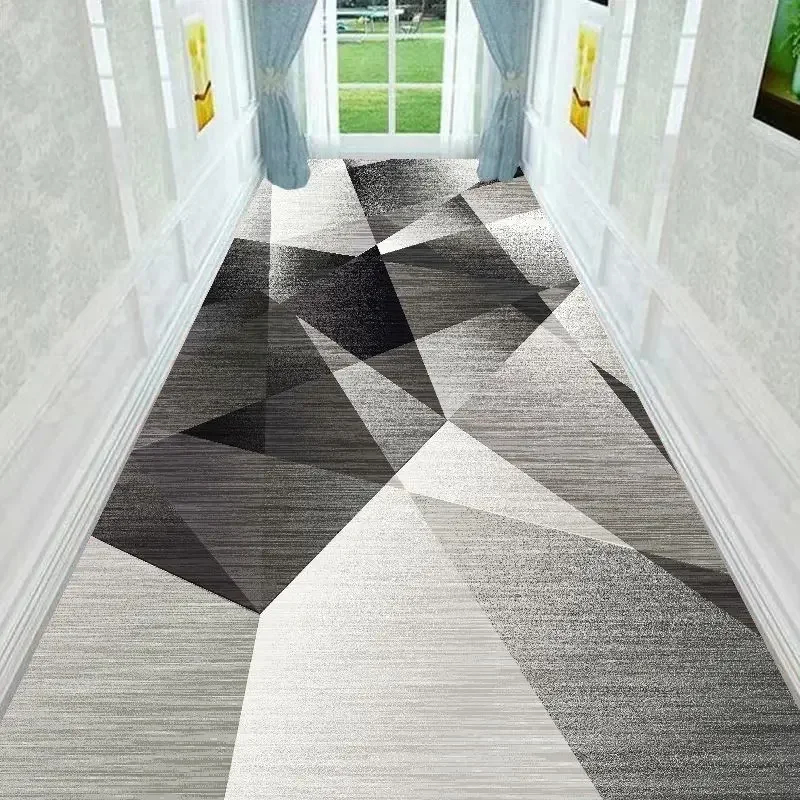 Геометрический коридор, длинные ковры для прихожей, украшение дома, ковер для гостиной, диван, коврик для стола, Кухонный коврик для прихожей Изображение 5