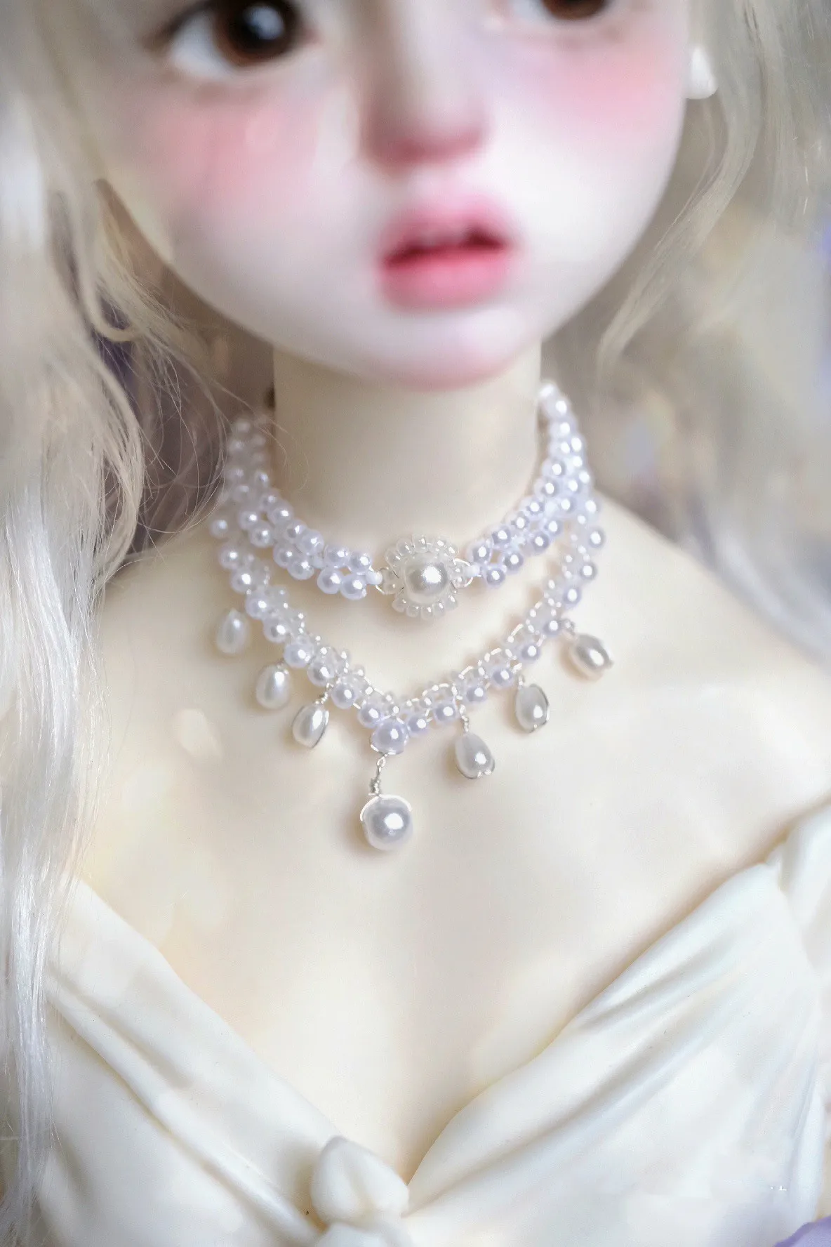 Красивое ожерелье для куклы 1/4 BJD, нежные и красивые игрушки, ювелирные аксессуары Изображение 0
