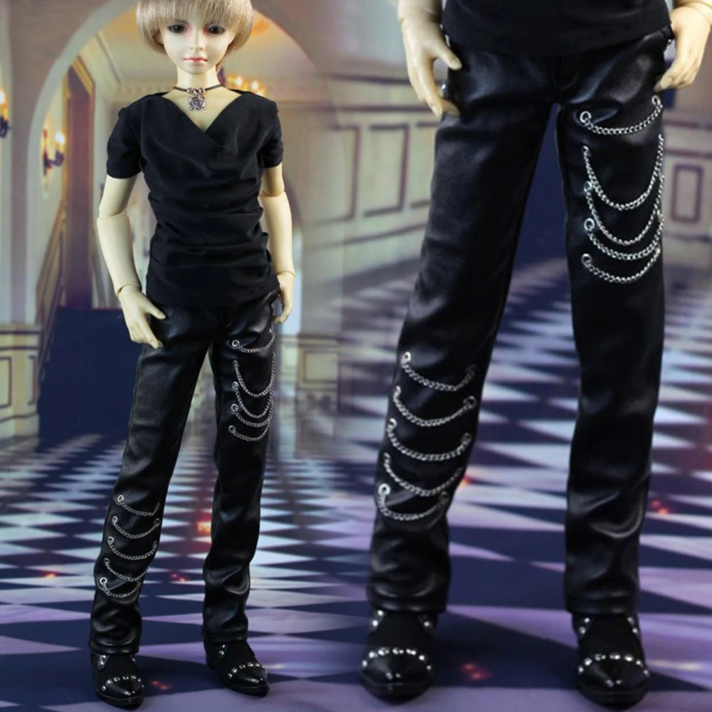 D03-N432 детская игрушка ручной работы 1/3 1/4 дядя кукла BJD/SD кукольная одежда короткие узкие брюки на молнии 1шт Изображение 0