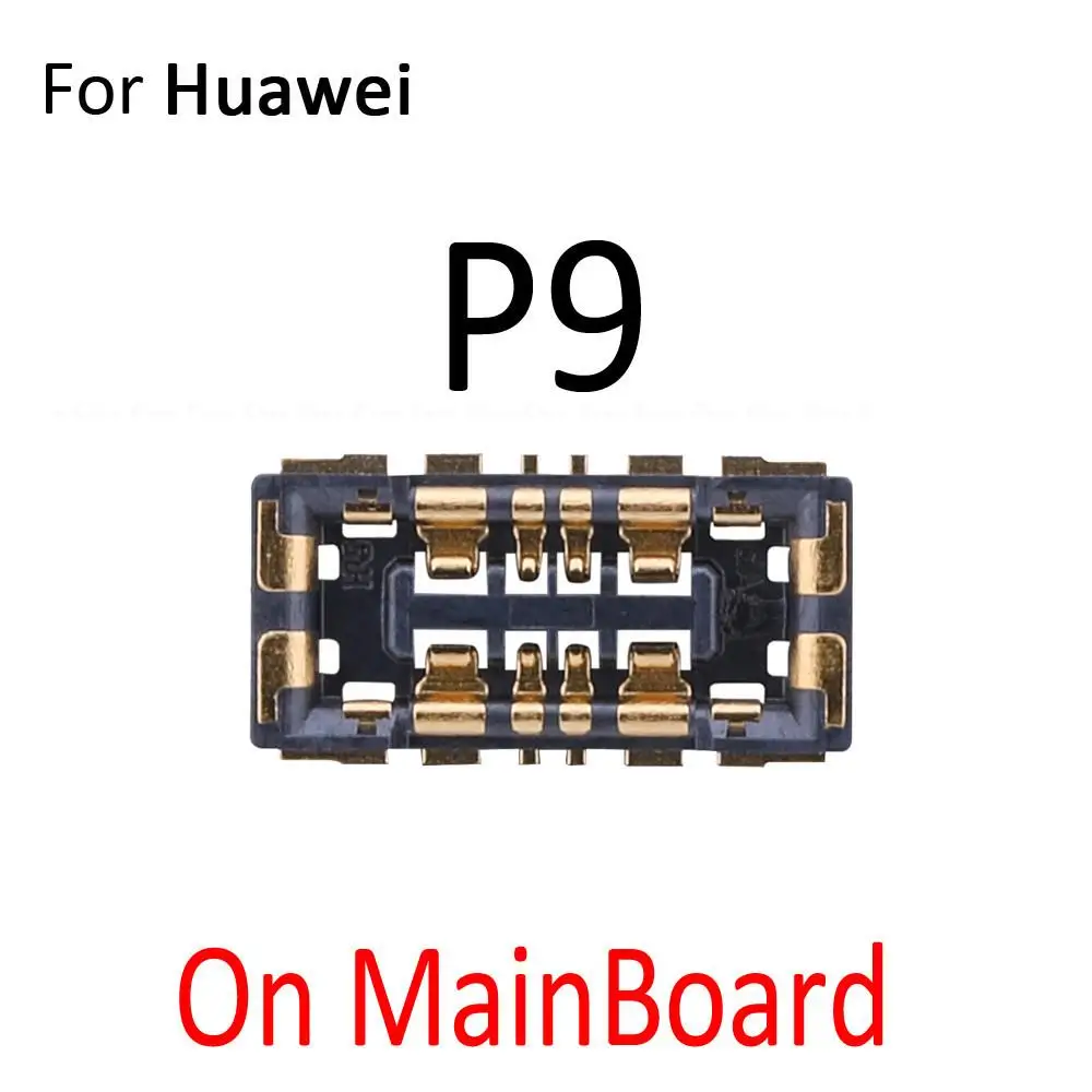 2 шт./лот Разъем FPC Держатель батареи Зажимной контакт для HuaWei P8 P9 Lite mini Plus 2016 2017 на гибком кабеле основной платы Изображение 1