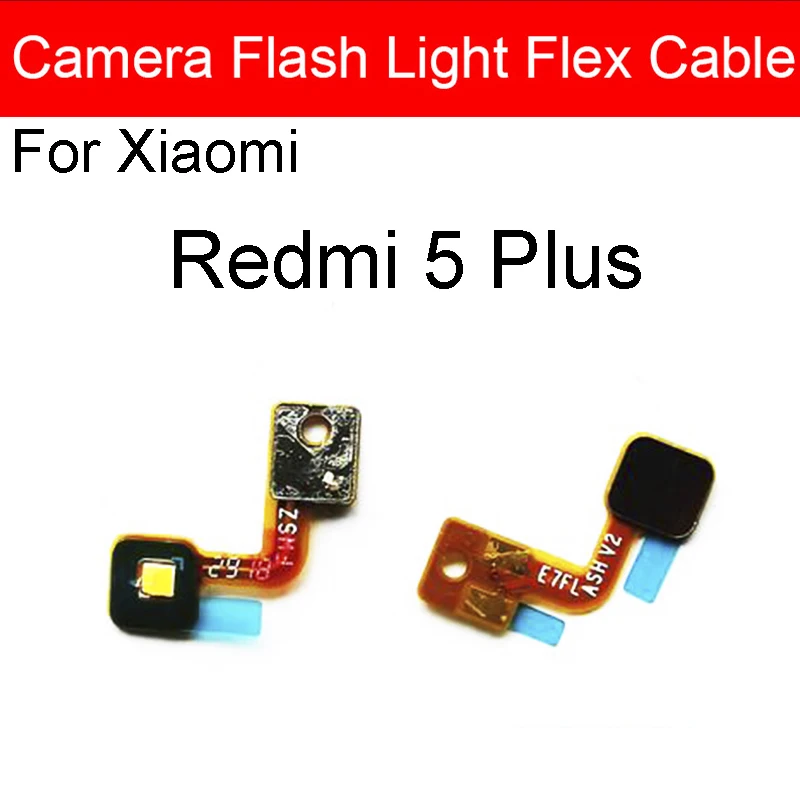 Лампа-вспышка для камеры Гибкий кабель для Xiaomi Redmi Note5A 5Plus, вспышка для камеры, датчик приближения, Гибкая лента, запасные части Изображение 1