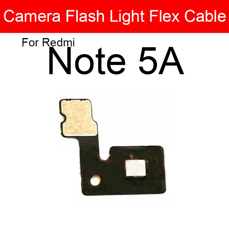 Лампа-вспышка для камеры Гибкий кабель для Xiaomi Redmi Note5A 5Plus, вспышка для камеры, датчик приближения, Гибкая лента, запасные части Изображение 2