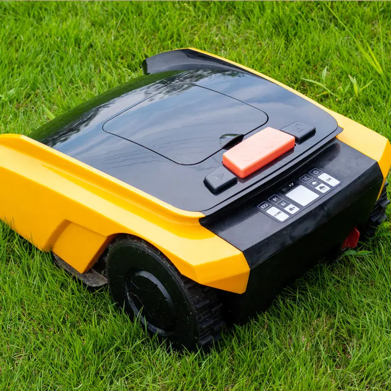 Интеллектуальный робот-газонокосилка, интеллектуальная домашняя автоматизация, сельскохозяйственное оборудование для стрижки травы. Изображение 2