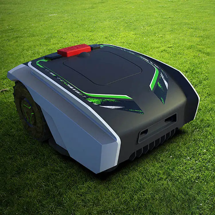 Интеллектуальный робот-газонокосилка, интеллектуальная домашняя автоматизация, сельскохозяйственное оборудование для стрижки травы. Изображение 5