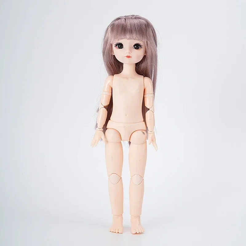 30-сантиметровая кукла BJD с нормальной кожей, несколькими съемными суставами, аксессуары для тела для мальчиков и девочек, игрушки своими руками Изображение 0