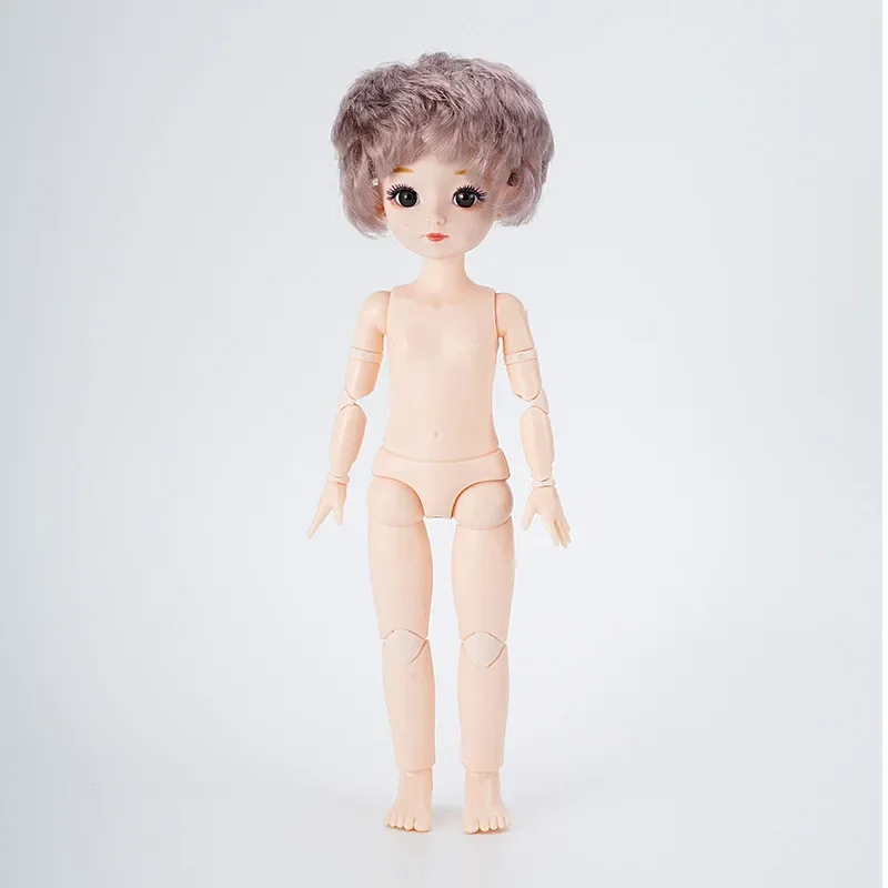 30-сантиметровая кукла BJD с нормальной кожей, несколькими съемными суставами, аксессуары для тела для мальчиков и девочек, игрушки своими руками Изображение 1