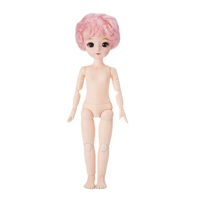 30-сантиметровая кукла BJD с нормальной кожей, несколькими съемными суставами, аксессуары для тела для мальчиков и девочек, игрушки своими руками Изображение 4