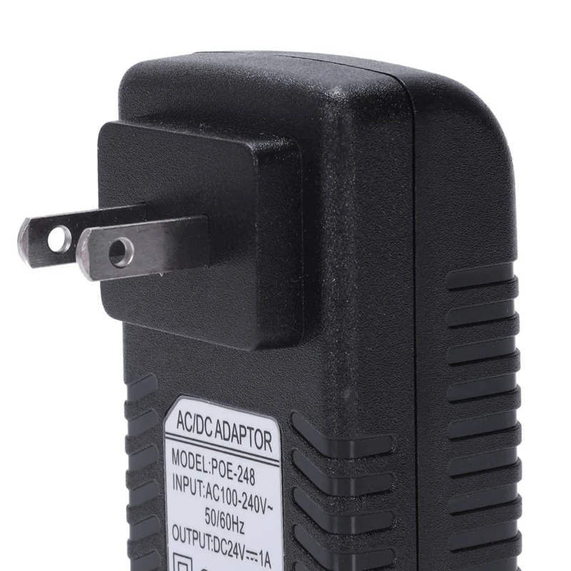 3-кратный блок питания Ethernet адаптер POE-инжектора для IP-камеры шлюза IP-телефона (штепсельная вилка 24 В/1A США) Изображение 5