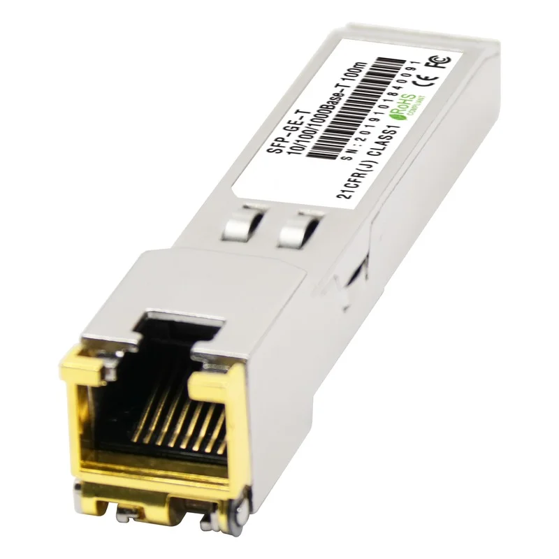 1.25G SFP Модуль RJ45 1000 Мбит/с SFP-RJ45 Медный SFP-Приемопередатчик, Совместимый с Cisco Mikrotik TP-Link Gigabit Ethernet Switch Изображение 1