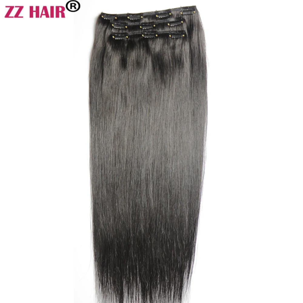 ZZHAIR 100% Бразильские Человеческие Волосы Remy Для Наращивания 16 