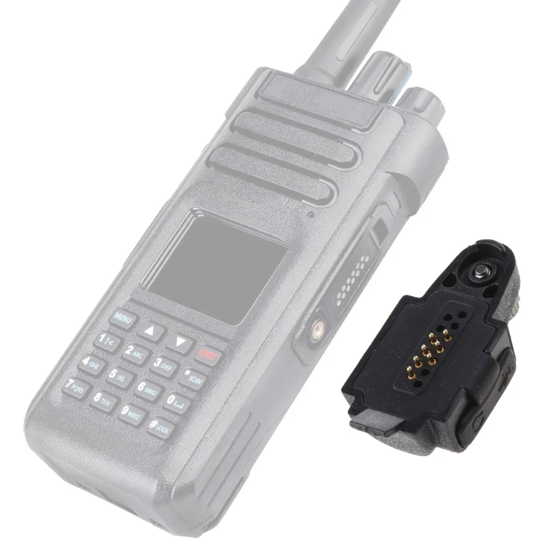 Аудиоадаптер с 2-контактным разъемом-для GP328Plus Retevis RT29 RT48 RT82 Ailunce HD1 Двухканальная Рация Изображение 5